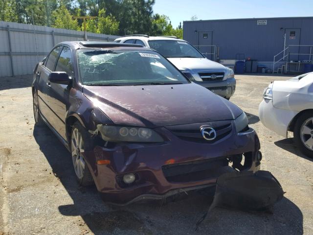 1YVHP80D365M02147 - 2006 MAZDA 6 S BURGUNDY photo 1