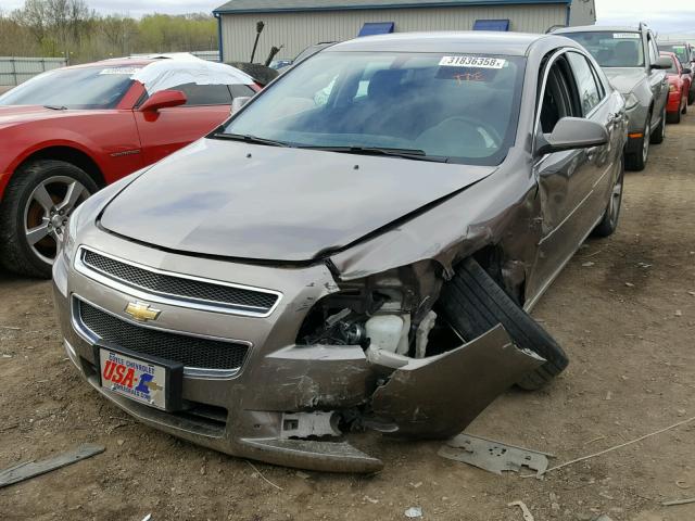 1G1ZC5E19BF268261 - 2011 CHEVROLET MALIBU 1LT 棕色 照片 2