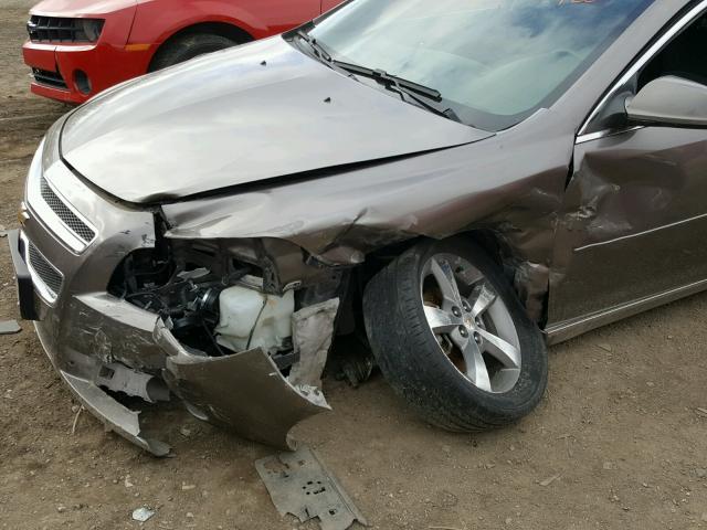 1G1ZC5E19BF268261 - 2011 CHEVROLET MALIBU 1LT 棕色 照片 9