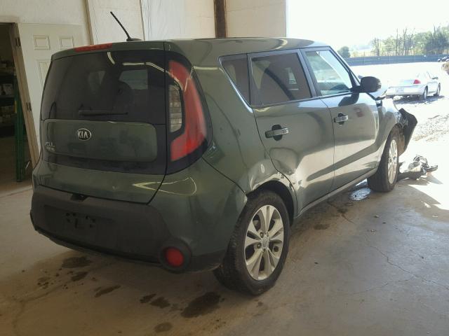 KNDJP3A50E7000798 - 2014 KIA SOUL + GREEN photo 4