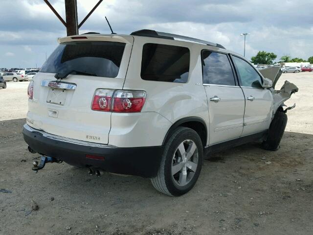 1GKKRRED9BJ254080 - 2011 GMC ACADIA SLT თეთრი ფოტო 4