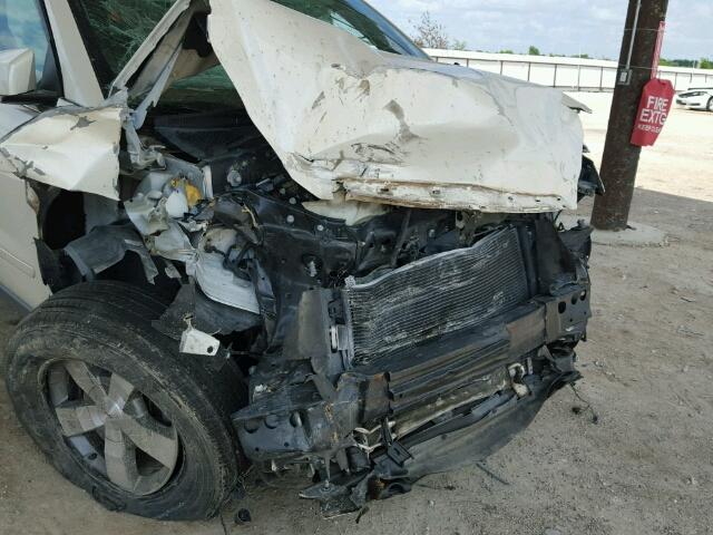 1GKKRRED9BJ254080 - 2011 GMC ACADIA SLT თეთრი ფოტო 9