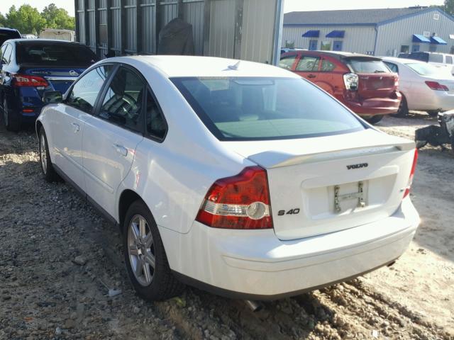 YV1MS682942023544 - 2004 VOLVO S40 T5 WHITE photo 3