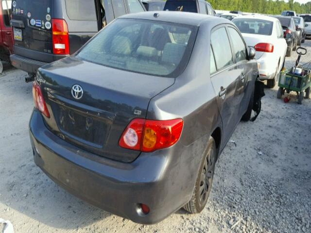 2T1BU4EE2DC110939 - 2013 TOYOTA COROLLA BA GRAY photo 4