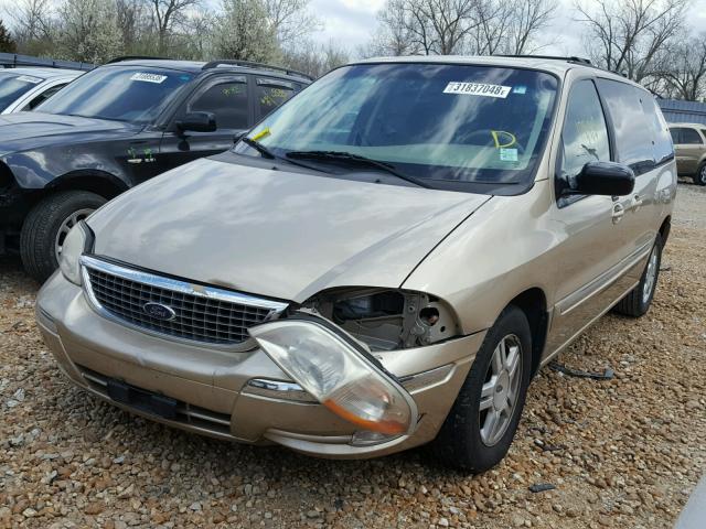 2FMZA52481BA69709 - 2001 FORD WINDSTAR S TAN photo 2