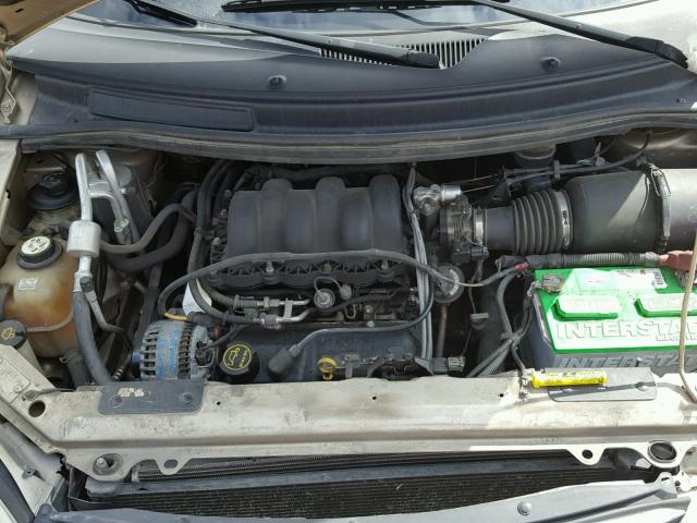 2FMZA52481BA69709 - 2001 FORD WINDSTAR S TAN photo 7