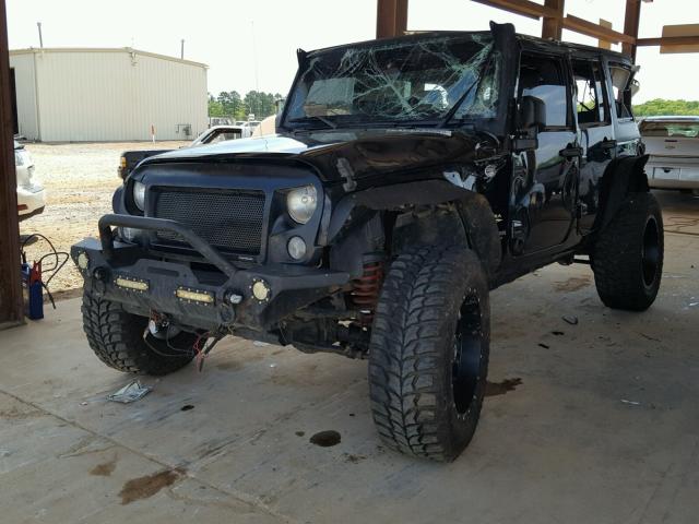 1J4GA59127L173266 - 2007 JEEP WRANGLER S BLACK photo 2
