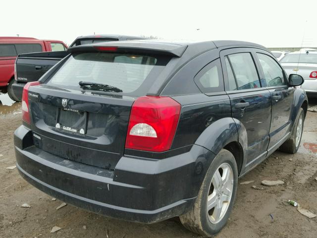 1B3HB28B18D770776 - 2008 DODGE CALIBER BLACK photo 4