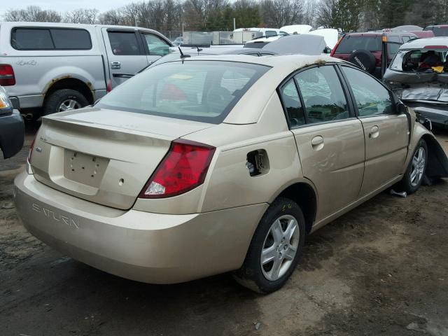 1G8AJ55F07Z167308 - 2007 SATURN ION LEVEL ოქროსფერი ფოტო 4