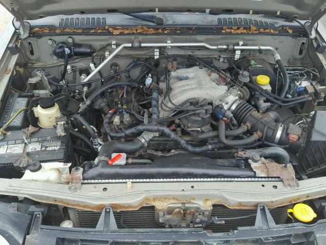 5N1ED28T04C615538 - 2004 NISSAN XTERRA XE GRAY photo 7