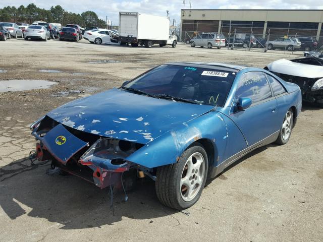 JN1RZ26A5LX006254 - 1990 NISSAN 300ZX 2+2 BLUE photo 2