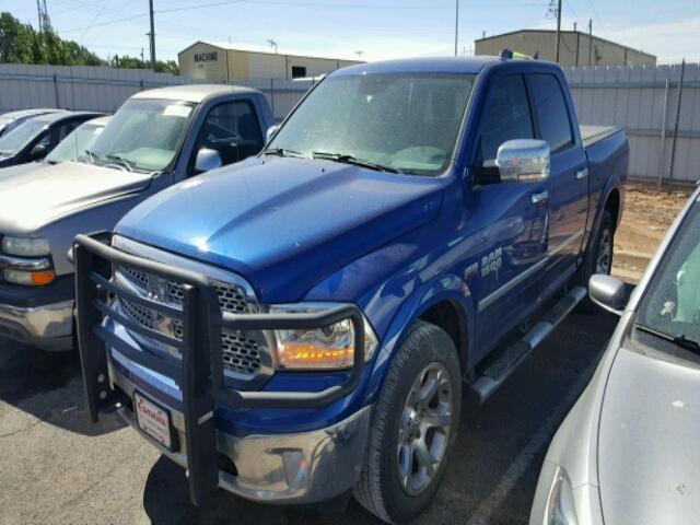 1C6RR7NT6FS652649 - 2015 RAM 1500 LARAM BLUE photo 2