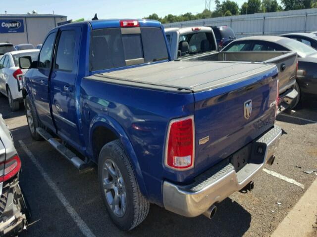 1C6RR7NT6FS652649 - 2015 RAM 1500 LARAM BLUE photo 3