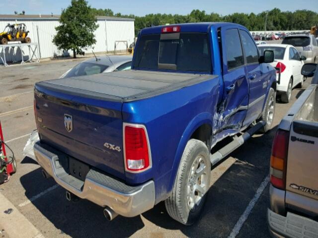 1C6RR7NT6FS652649 - 2015 RAM 1500 LARAM BLUE photo 4