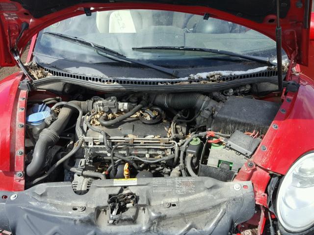 3VWRR31C06M424126 - 2006 VOLKSWAGEN NEW BEETLE წითელი ფოტო 7