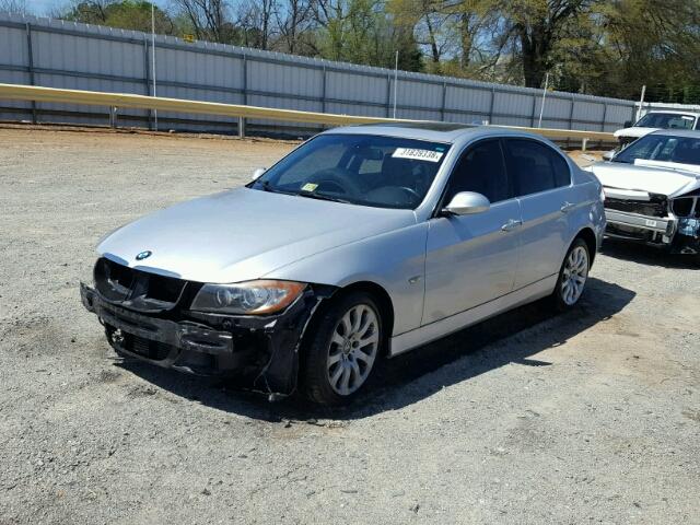 WBAVD53547A008926 - 2007 BMW 335 XI SILVER photo 2