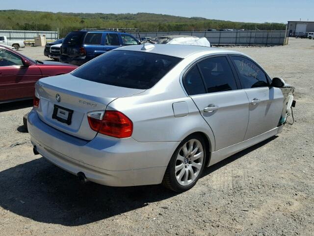 WBAVD53547A008926 - 2007 BMW 335 XI SILVER photo 4