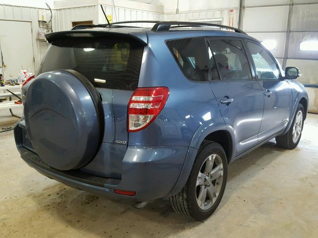 JTMBF32V895008817 - 2009 TOYOTA RAV4 SPORT BLUE photo 4