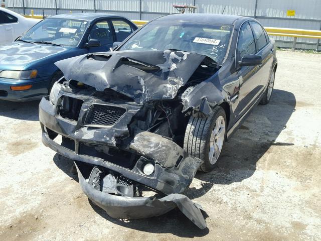 6G2EC57Y28L141076 - 2008 PONTIAC G8 GT BLACK photo 2