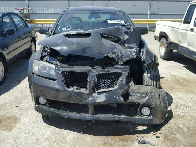 6G2EC57Y28L141076 - 2008 PONTIAC G8 GT BLACK photo 9