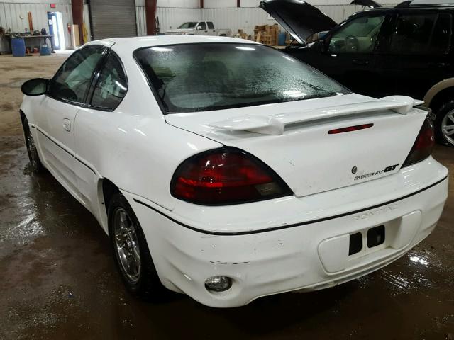 1G2NW12E52C267398 - 2002 PONTIAC GRAND AM G WHITE photo 3