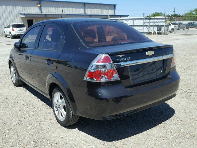 KL1TD5DE2BB212806 - 2011 CHEVROLET AVEO LS 黑色 照片 3