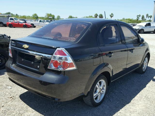 KL1TD5DE2BB212806 - 2011 CHEVROLET AVEO LS 黑色 照片 4