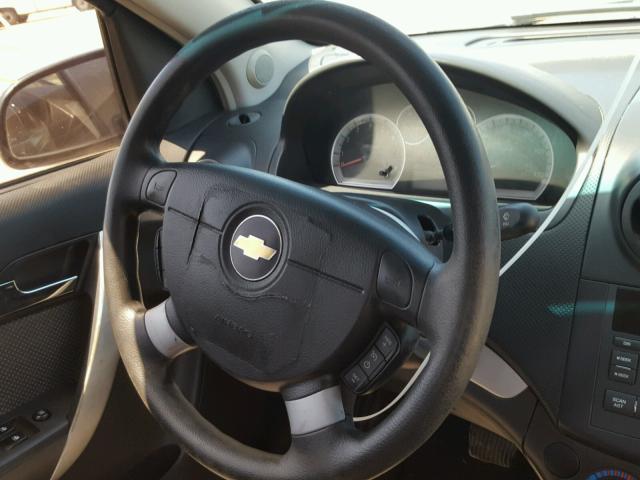 KL1TD5DE2BB212806 - 2011 CHEVROLET AVEO LS 黑色 照片 9