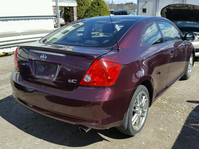 JTKDE177470176869 - 2007 TOYOTA SCION TC 紫色 照片 4