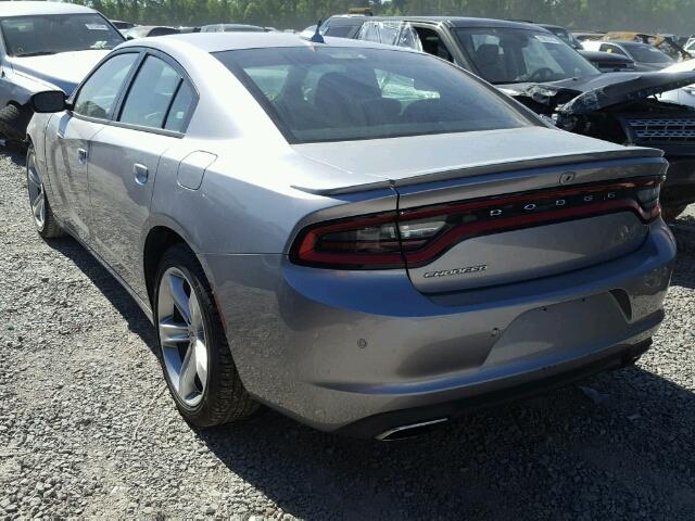 2C3CDXCTXJH150182 - 2018 DODGE CHARGER R/ SILVER photo 3