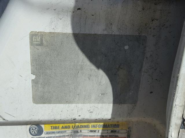 1G1ZC5E02AF180013 - 2010 CHEVROLET MALIBU 1LT WHITE photo 10