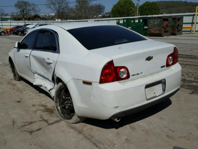 1G1ZC5E02AF180013 - 2010 CHEVROLET MALIBU 1LT WHITE photo 3