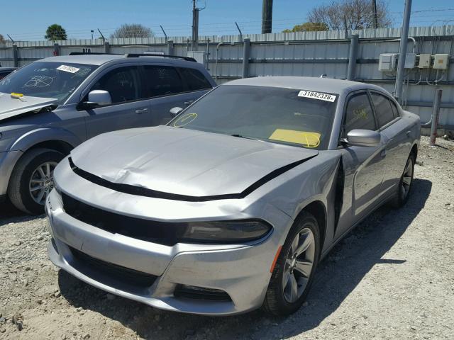 2C3CDXHG9GH138769 - 2016 DODGE CHARGER SX GRAY photo 2