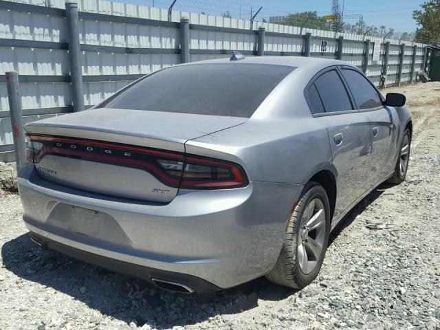 2C3CDXHG9GH138769 - 2016 DODGE CHARGER SX GRAY photo 4