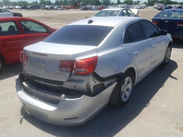 1G11B5SA8DF356998 - 2013 CHEVROLET MALIBU LS ვერცხლისფერი ფოტო 4