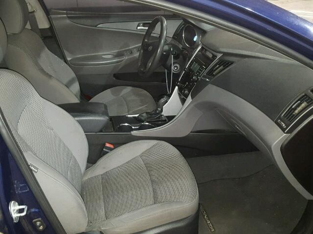 5NPEB4AC1BH035197 - 2011 HYUNDAI SONATA GLS BLUE photo 5