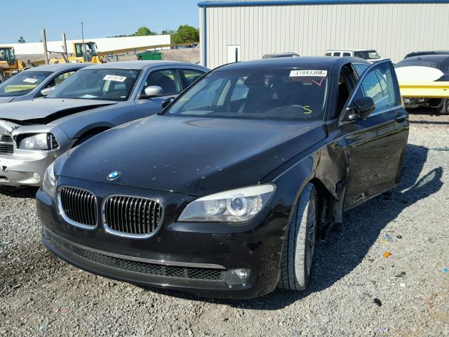 WBAKB8C52BCY66046 - 2011 BMW 750LI BLACK photo 2