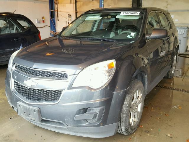 2CNFLCEW5A6391389 - 2010 CHEVROLET EQUINOX LS BLUE photo 2