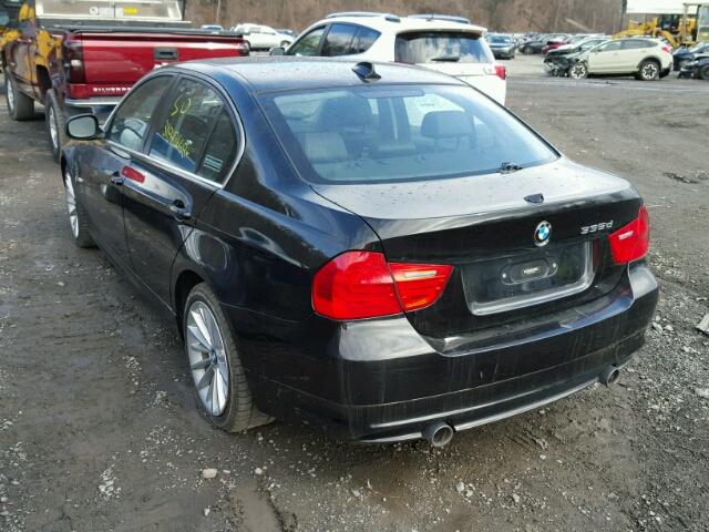 WBAPN7C58BF184567 - 2011 BMW 335 D BLACK photo 3