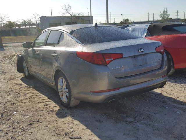 5XXGN4A72DG170738 - 2013 KIA OPTIMA EX SILVER photo 3