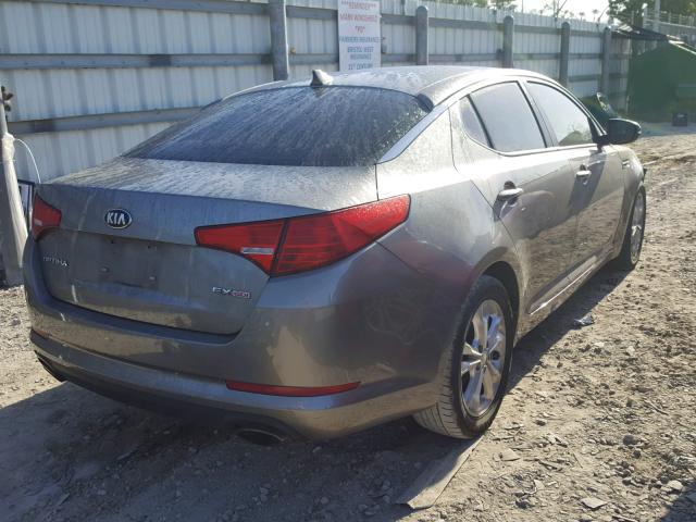 5XXGN4A72DG170738 - 2013 KIA OPTIMA EX SILVER photo 4