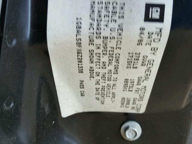 1G8AL58FX6Z201338 - 2006 SATURN ION LEVEL SILVER photo 10