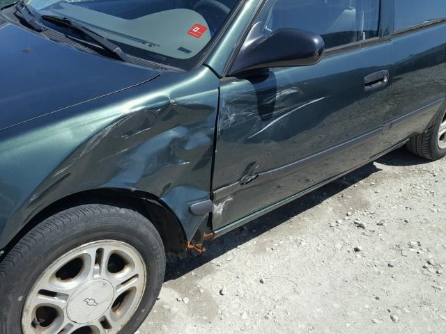 1Y1SK52861Z425699 - 2001 CHEVROLET GEO PRIZM 绿色 照片 9