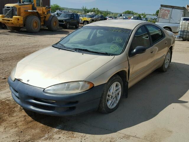 2B3HD46R3YH152836 - 2000 DODGE INTREPID GOLD photo 2