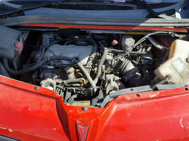 3G7DA03E61S509282 - 2001 PONTIAC AZTEK RED photo 7