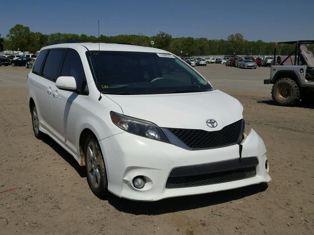 5TDXK3DC5CS252889 - 2012 TOYOTA SIENNA SPO WHITE photo 1