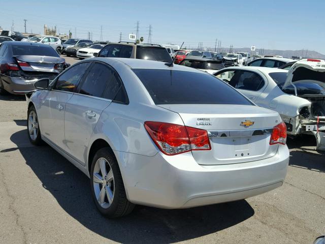 1G1PE5SB0E7313746 - 2014 CHEVROLET CRUZE LT SILVER photo 3