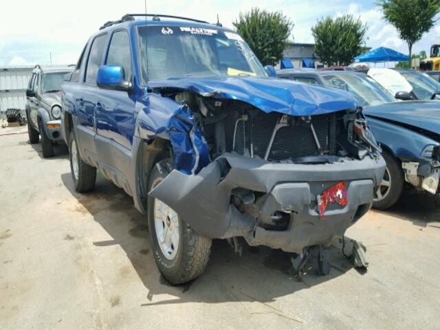 3GNEK13T73G151758 - 2003 CHEVROLET AVALANCHE BLUE photo 1