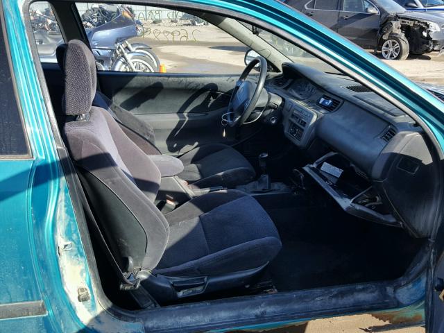 2HGEJ2122RH500847 - 1994 HONDA CIVIC DX GREEN photo 5