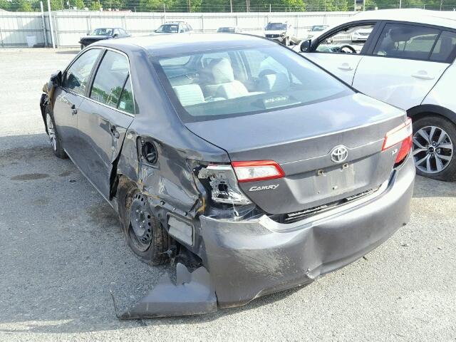 4T1BF1FK2CU061090 - 2012 TOYOTA CAMRY/SE/L GRAY photo 3